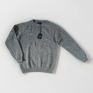NEW Filson 4GG Heritage Crewneck Wool Sweater L 20218482 SCOTLAND Heather Gray